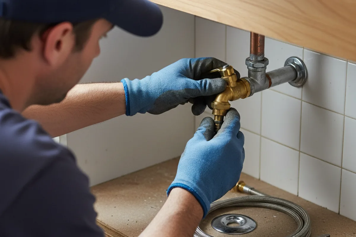 Shutoff valve and fitting work during Repiping in Maxwell